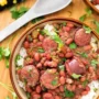 Red Beans With Pork Sausage And Rice